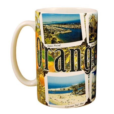 AMERICAWARE Americaware SMOCC01 Orange County 18 oz Tall Color Etched Mug SMOCC01